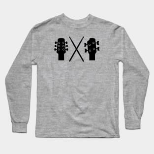 Guitar Drumsticks Bass Long Sleeve T-Shirt